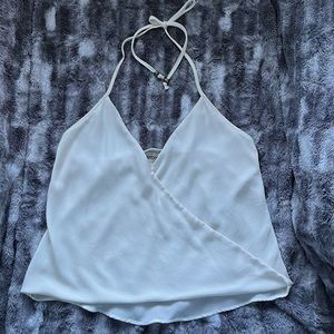 Veronica M Surplice Halter Top